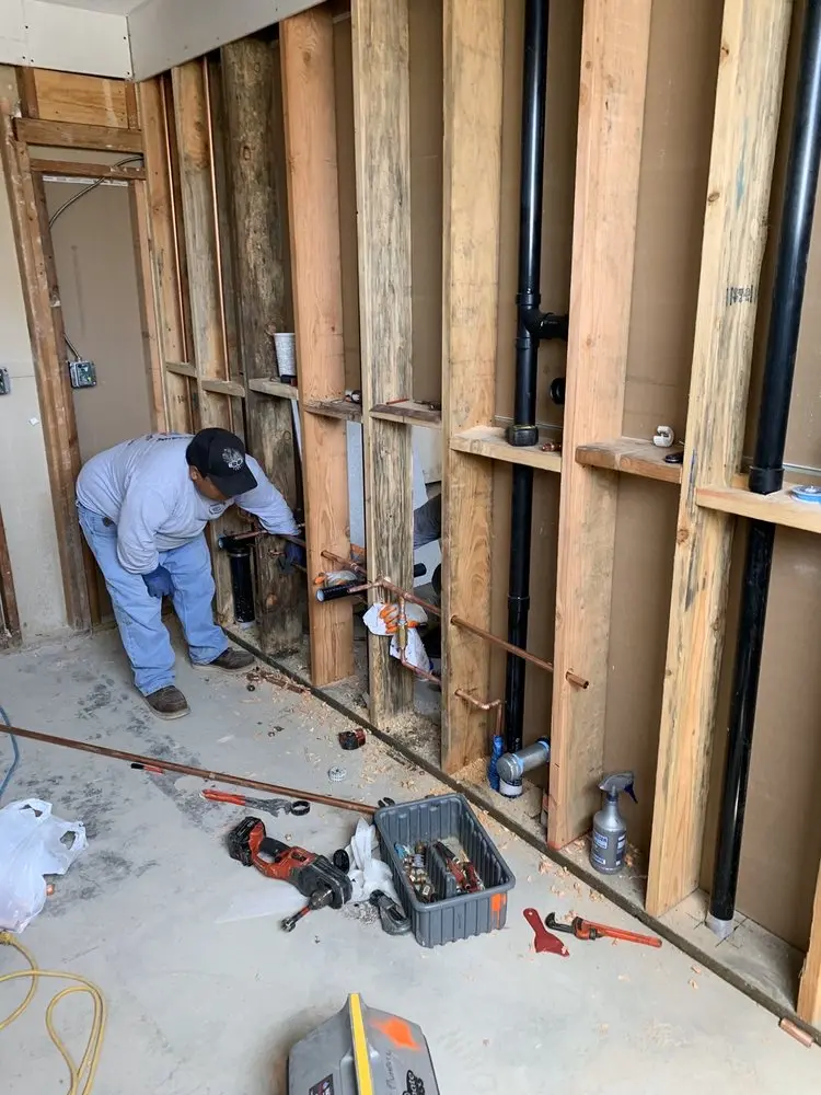 Commercial rough-in plumbing for Water Heater Replacement in Wood Ridge